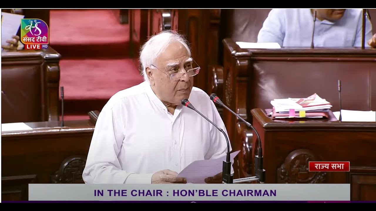 Kapil Sibal Takes Oath As Rajya Sabha Member | 22 July 2022 - YouTube