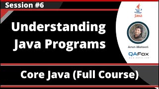 Core Java - Part 6 - Understanding Java Programs
