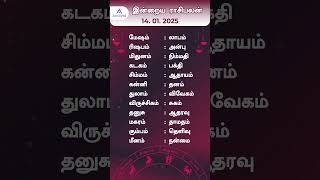 இன்றைய ராசிபலன் 14-01-2025 - Daily Rasi palan Tamil - Daily Horoscope - Indraya Rasi palan 2025