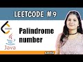 Palindrome Number | Leetcode problem 9 | Top 150 interview question series