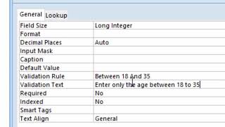 Age validation in Microsoft Access@COMPUTEREXCELSOLUTION