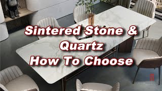 How to choose quartz and sintered stone? | MOREROOM STONE