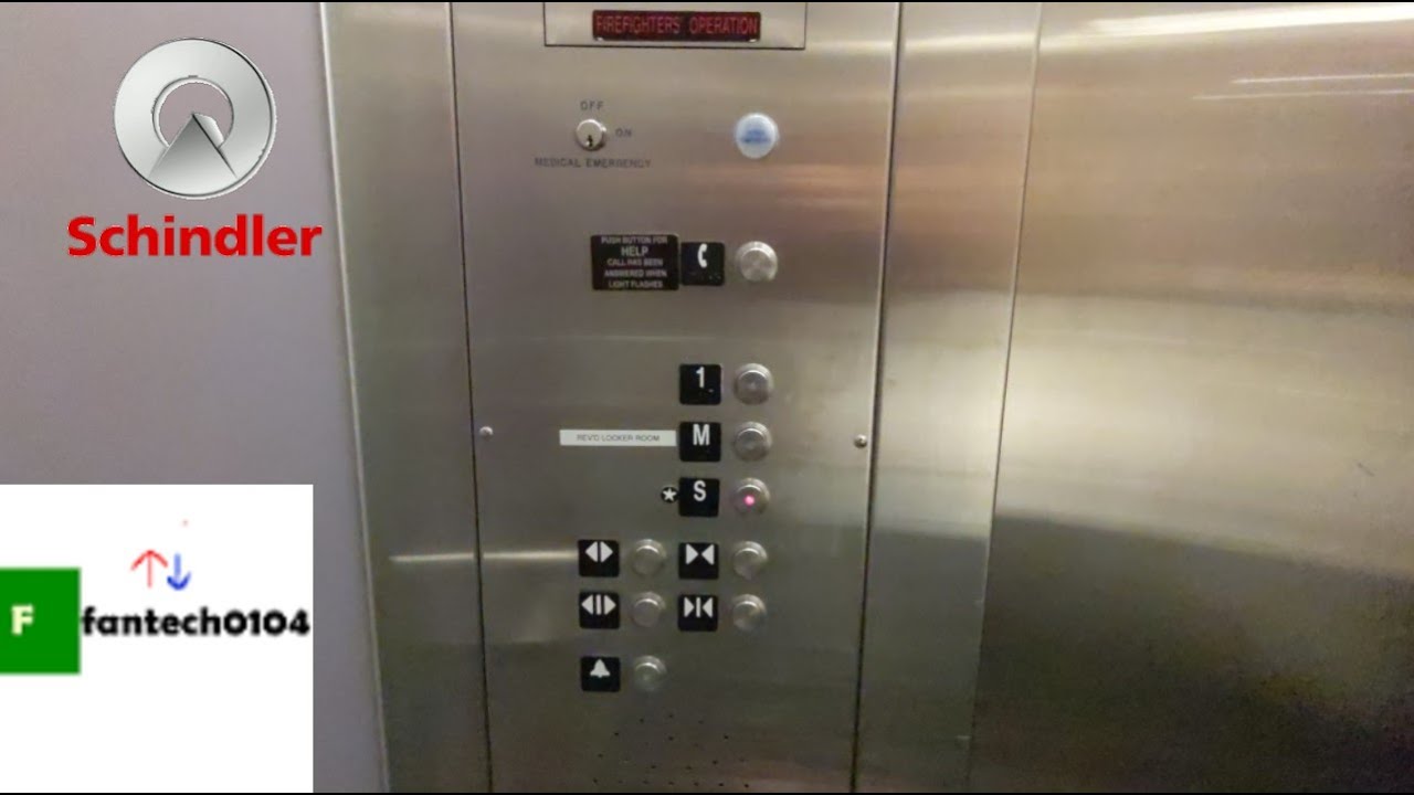 Schindler 330a Hydraulic Elevator Copley Place Mall Boston