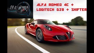 Drive Club /// PS4 \\\ TESTING THE NEW ALFA ROMERO 4C IN CANADA WITH LOGITECH G29 + SHIFTER