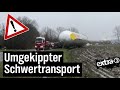 Umgekippter Schwertransport in Sögel | extra 3 | NDR