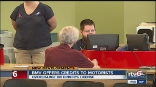 BMV starts issuing credits to Hoosiers who were overcharged