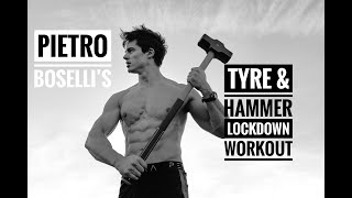 Lockdown workout - Tyre \u0026 Hammer - Harper's Bazaar