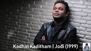 Kadhal Kaditham | Jodi (1999) | A.R. Rahman [HD]
