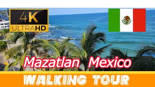 🇲🇽 Tropical Beachside Walk - Mazatlan - Mexico 🇲🇽