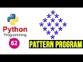 Python Pattern Programs - Printing Stars '*' in Diamond Shape