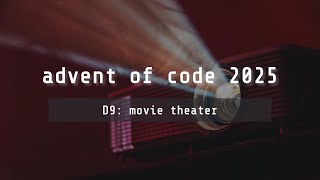 advent of code 2025 — day 9 "movie theater"