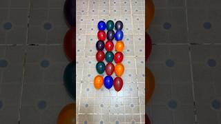 Beautiful Various 18Mini Rainbow Balloons Popping Reverse ASMR Satisfying