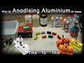 How to Anodise Aluminium at home [how i anodised at home]