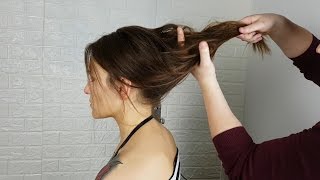 Asmr Hair Brushing Hair Play No Talking Tapping