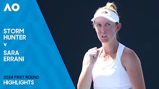 Storm Hunter v Sara Errani Highlights | Australian Open 2024 First Round