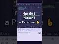 Call an API in Javascript 📞💻  #coding  #programming #webdevelopment #frontendinterview #fetch  #code