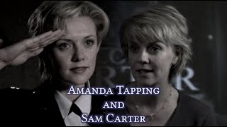 How did Amanda Tapping influence Sam Carter?