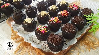 Kek Coklat Mini Kukus | Steamed Mini Chocolate Cake