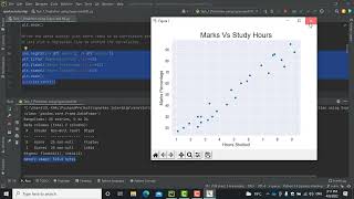 TASK 1 Prediction using Supervised ML To Predict the percentage of marks of the students