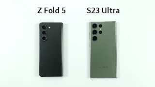 Samsung Z Fold 5 vs Samsung S23 Ultra Speed Test !!