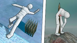 NPC Ragdoll Physics - Epic NPC Falls Compilation #58