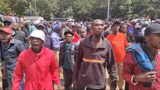Live maadamano! see what Maina Njenga supporters did DCI offices!