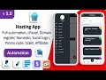 Markhost App – Web Hosting Billing  Domain, Hosting, Affiliate, Social Login, Payment Gateways