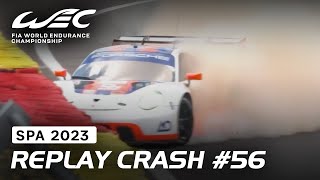 Big Shunt from #56 Project 1- AO I 2023 6 Hours of Spa I Qualifying I FIA WEC