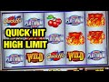 QUICK HIT PLATINUM JACKPOTS ~~ JACKPOT AND FREE GAMES