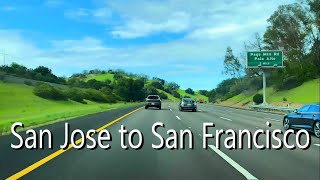 [4K] How Stunning Is This San Jose to San Francisco Drive? 🚗 US-101, I-280 & CA-1 Scenic Tour