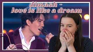 Dimash - 'Love is Like A Dream (Любовь, похожая на сон)' Live Performance Reaction | Carmen Reacts