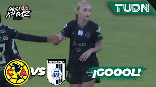 ¡Doblete de Luebbert y ya es goleada! | América 4-1 Querétaro | Grita México Femenil C22 J-11 | TUDN