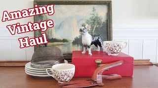 Amazing Vintage Haul | Thrift & Antique With Me | Hunting For Vintage Home Decor