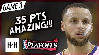 Stephen Curry EPIC Full Game 3 Highlights Rockets vs Warriors 2018 NBA Playoffs WCF - 35 Pts!