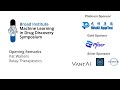 Machine Learning in Drug Discovery Symposium - Introduction and Opening Remarks