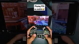 playing PS5 on mobile | remote play on android #shorts #ps5 #remoteplay #playsta