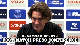 'We had to perform in an UNBELIEVABLE Goodison atmosphere! | Everton 2-3 Brentford | Thomas Frank