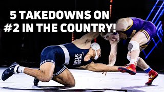 Aaron Brooks Looked DOMINANT Against The #2 Wrestler In The Country Parker Keckeisen