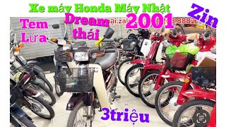 Honda Dream Thái 2001 tem lửa Zin , máy nhật Siêu hiếm chỉ từ 3triệu giấy tờ đầy đủ ,giao toàn quốc