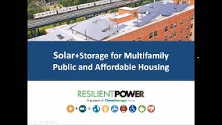 Solar+Storage for Public and Affordable Housing (2.22.2018)