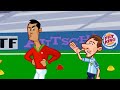 WAPBOM COM Just Cartoons Ronaldo vs Messi Freekick