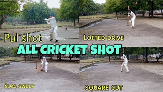 All cricket shots ever in cricket history ||