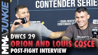 DWCS 29: Louis and Orion Cosce post-fight interview