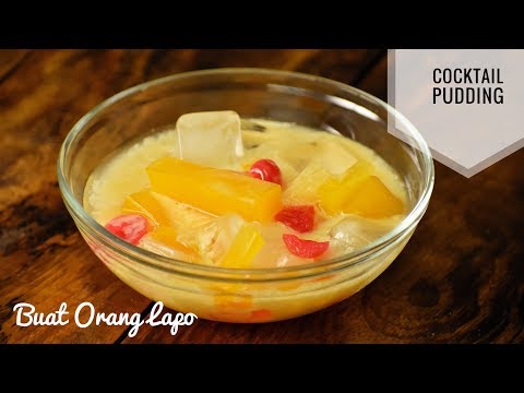 Cocktail Pudding | Puding Koktel Berkuah Cocktail Pudding | Puding Koktel Berkuah