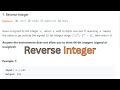 Reverse Integer LeetCode Solution | Python Tutorial for Coding Interviews