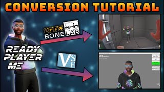 Convert Ready Player Me Avatar to Bonelab Mod & Vtuber VRM (⚠️READ DESCRIPTION FOR FIRST STEP⚠️)