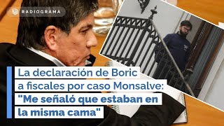 La declaración de Boric a fiscales por caso Monsalve: 