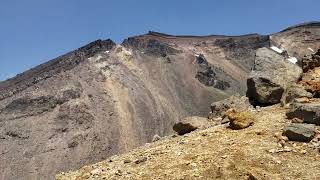 旭岳登山途中で心が折れそうになる