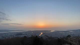 2021/03/19の日の出　眉山