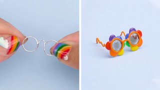 Ideas for Making Super Cute Mini Swimming Goggles For You | MINIATURE IDEAS FOR DOLLHOUSE | #Shorts